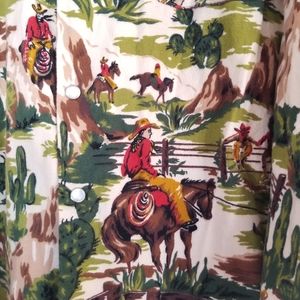 Vintage Esprit Western Cowboy Pearl Snaps Shirt